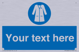 Custom Mandatory: Wear laboratory coat